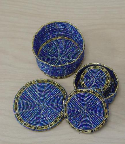Beaded nesting box set of 3,  $30