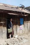 Lisa after interviewing grandmother in her BulBul home