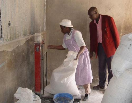 Leonard at the posha in Nairobi