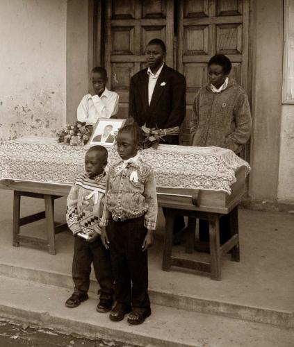 Veronica's funeral, 2004