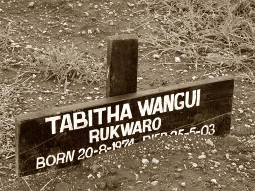The cemetery at Naivasha The cemetery at Naivasha