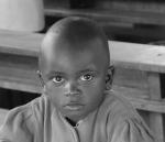 child in church at Veronica's funeral