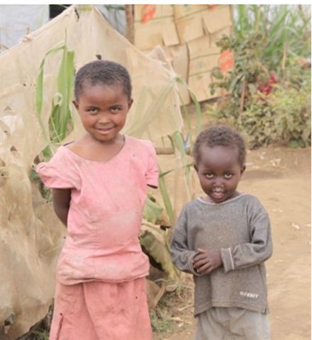 IDP camp children
