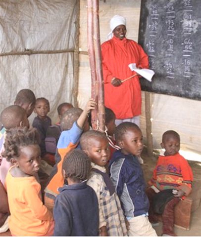 IDP camp school