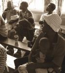 Mothers at the Lea Toto clinic