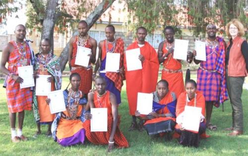 Maasai at Barack College