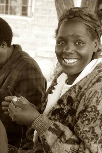 woman working at Upendo Village